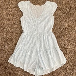 Pacsun LA Hearts Floral Button-Up Romper